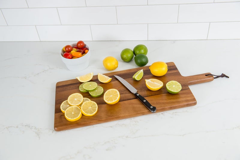 Lipper International Acacia Wood Kitchen Cutting and Serving Board, 21-1/2" x 8-3/4" x 3/4" - Image 4